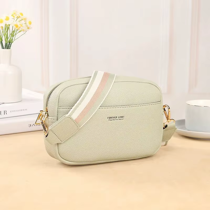 Sac bandoulière tendance LONNY pour femme, nouveau modèle 2024, en cuir PU couleur unie, petit sac d