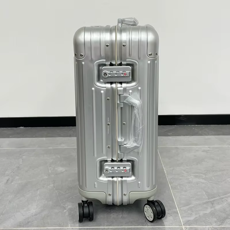 Nouvelle valise à roulettes rigide en alliage d'aluminium de haute qualité, valise de voyage, 20 po,