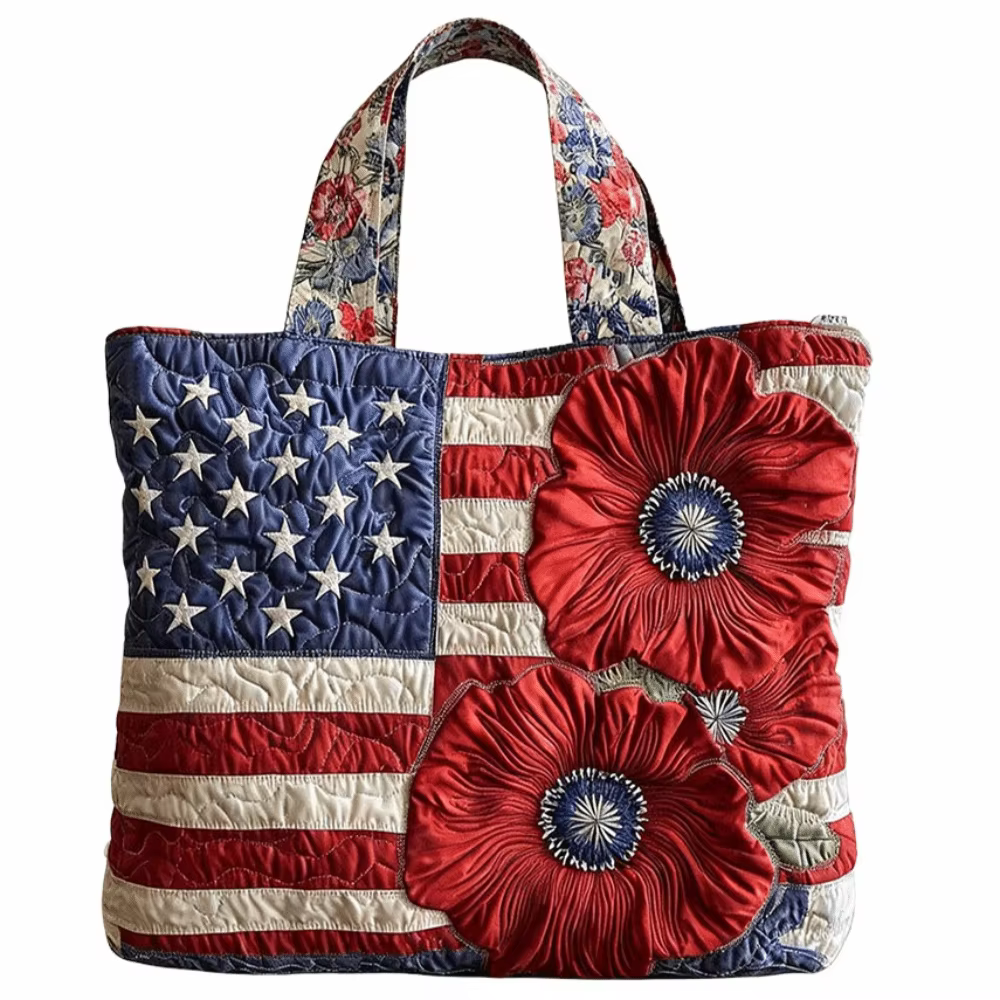Sac fourre-tout matelassé vintage, léger, avec motifs imprimés en 3D, sac à bandoulière, grande capa