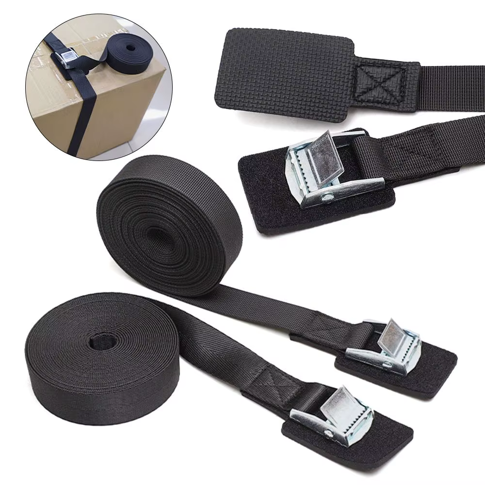 Sangle de ceinture en nylon durable avec came, kits de camping, sangle de bagage, sangle de cils, ch