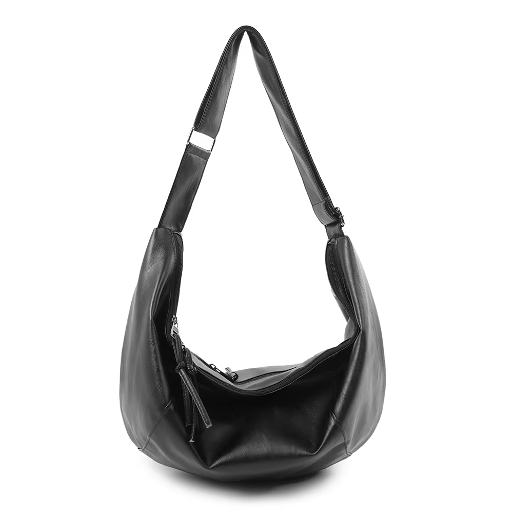 Sac à bandoulière pour hommes, décontracté, polyvalent, à la mode, grande capacité, sac de taille, S