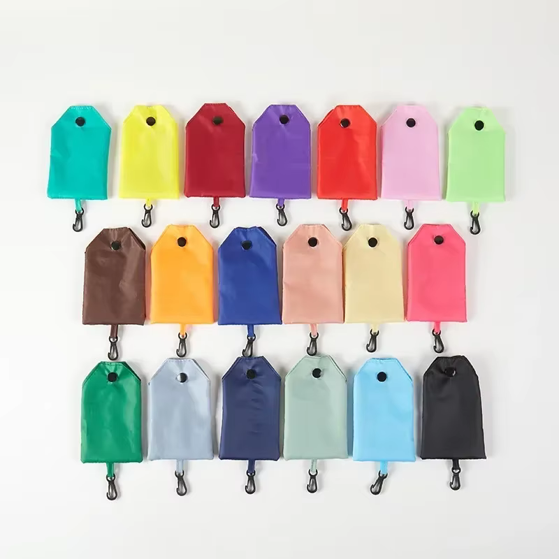 Sac de courses pliable écologique – Fourre-tout réutilisable de couleur unie pour femmes, épicerie e