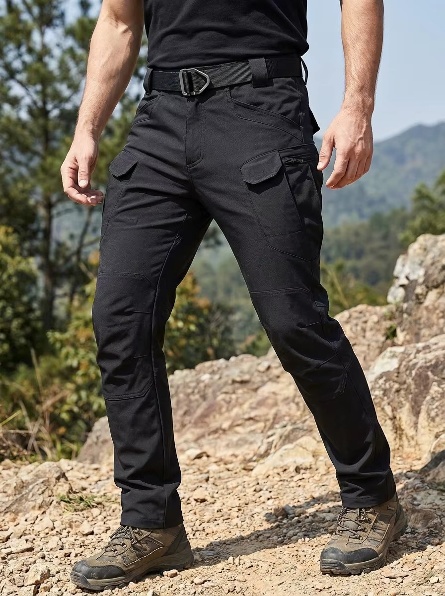 Pantalons de randonnée pour hommes, pantalons tactiques utilitaires pour la randonnée, le trekking, 