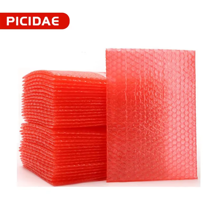 Sacs à bulles à double film, plastique PE, enveloppes d'emballage à 2 couches, pochettes rembourrées