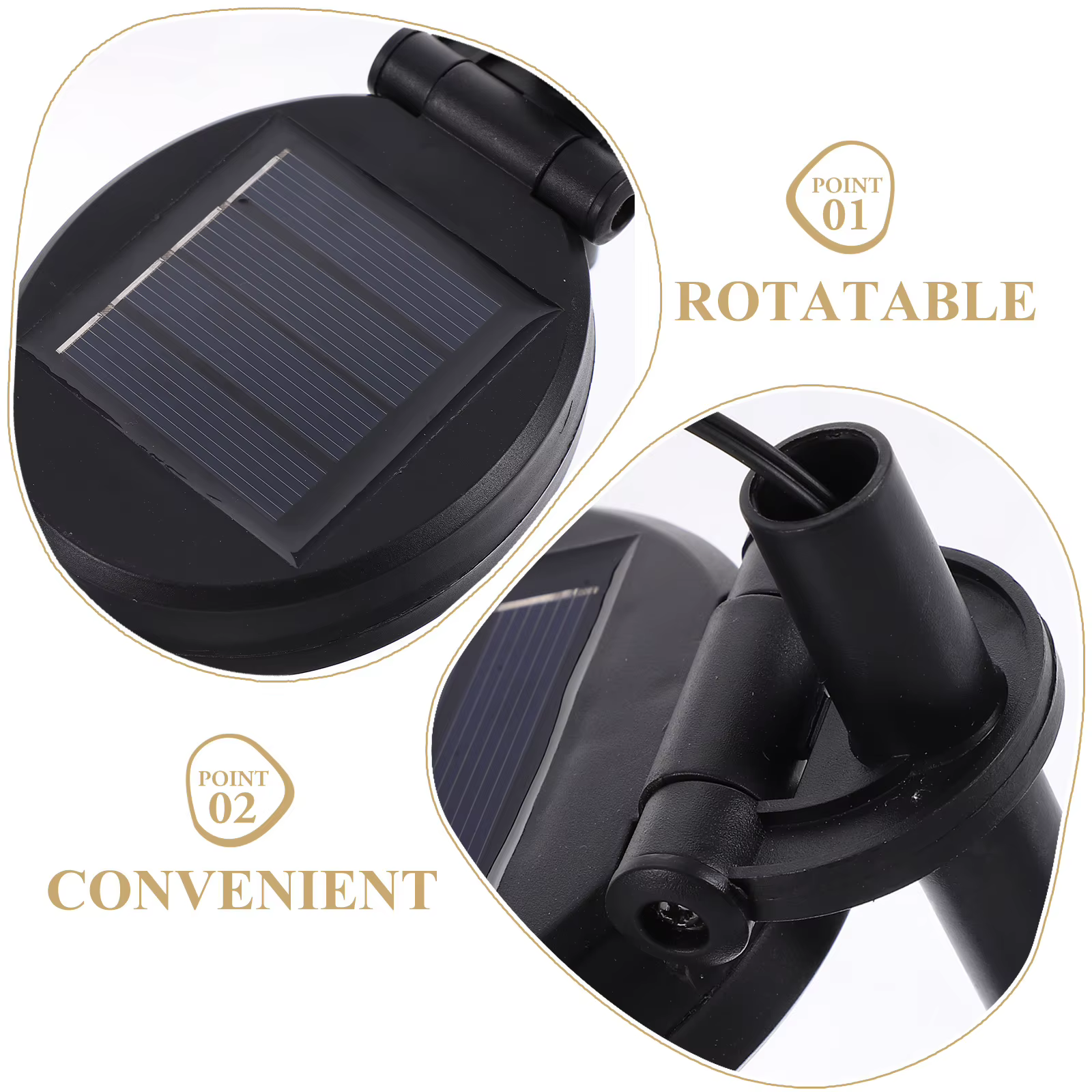 Panneau solaire pour lumières extérieures, 2 pièces, pièces de rechange, accessoires d'éclairage pay