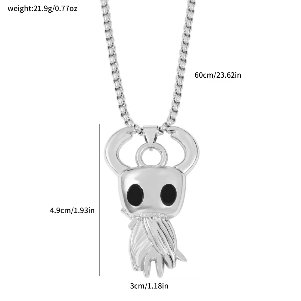 Accessoires de bijoux de jeu de mode, collier sur le thème du chevalier creux, accessoire de collier