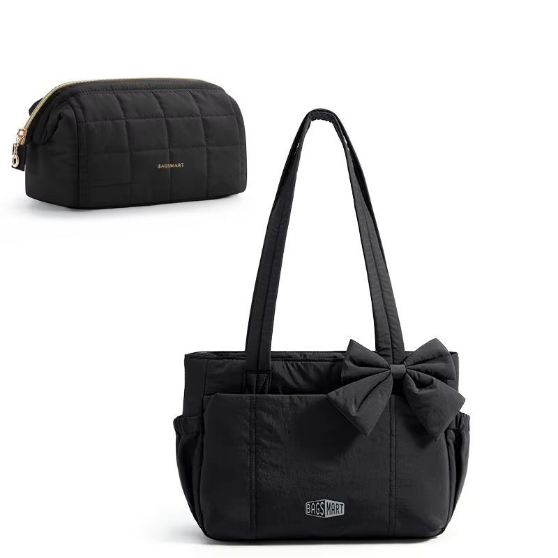 BAGSMART – sac fourre-tout matelassé rembourré pour femmes, sac à main polyvalent pour les déplaceme