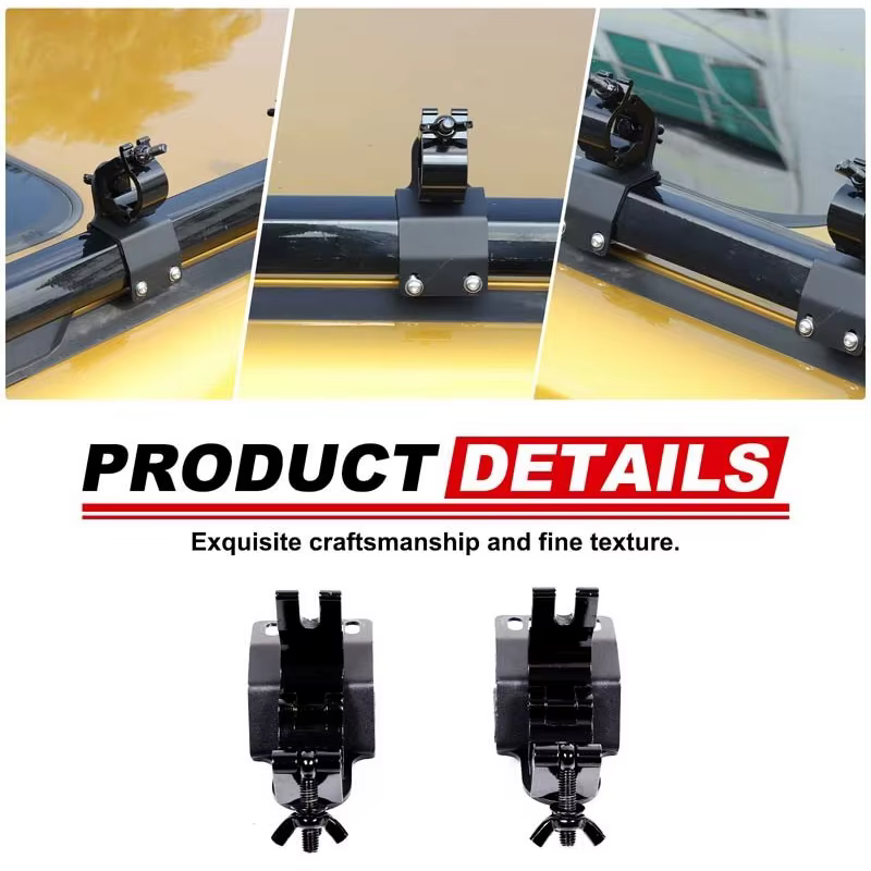 Accessoires de voiture pour Denza B5 2023+ Support de pelle de toit |   Ensemble de 2 pièces en acie