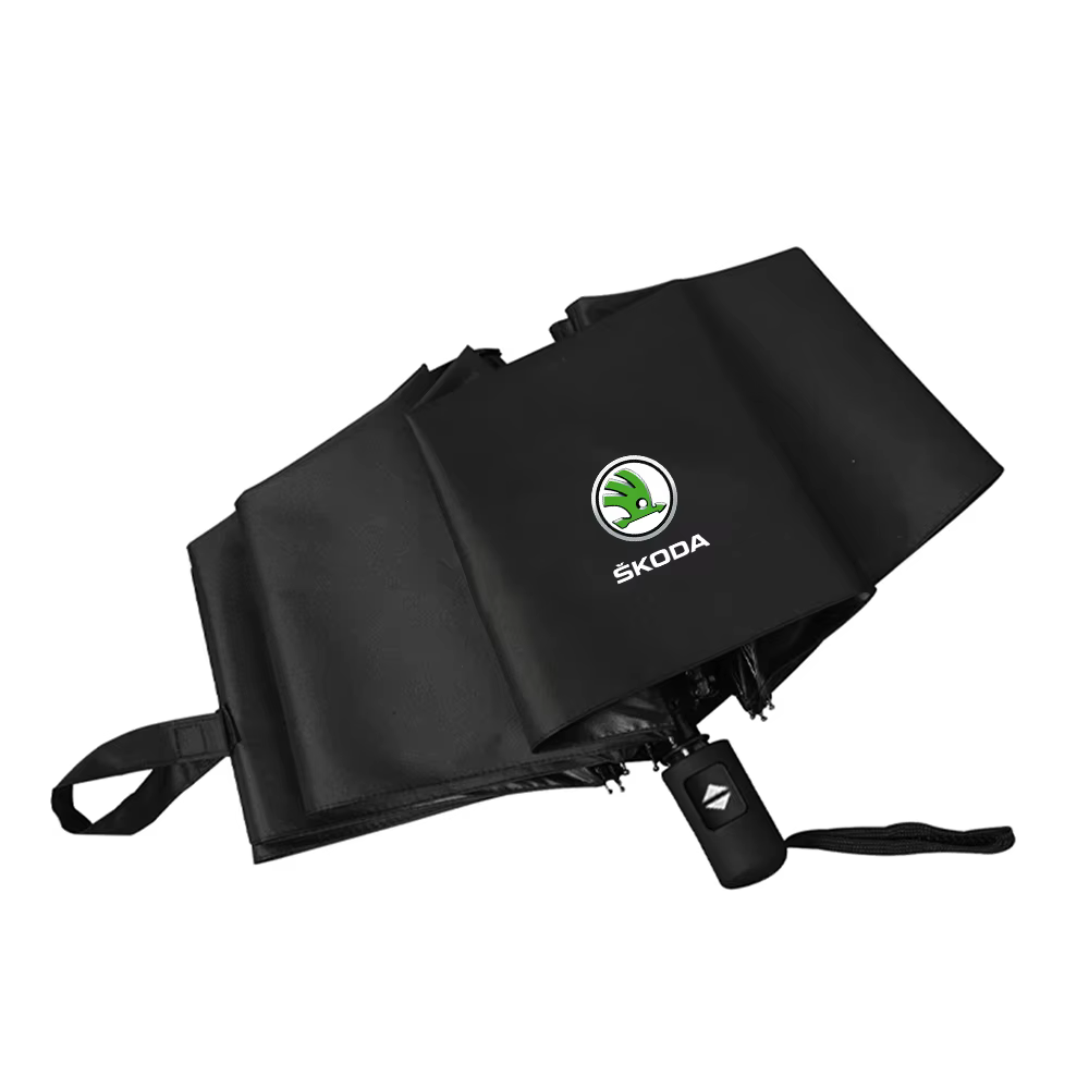 Parapluie automatique pliable résistant aux UV, coupe-vent, accessoires pour Skdoa Kodiaq Octavia Fa