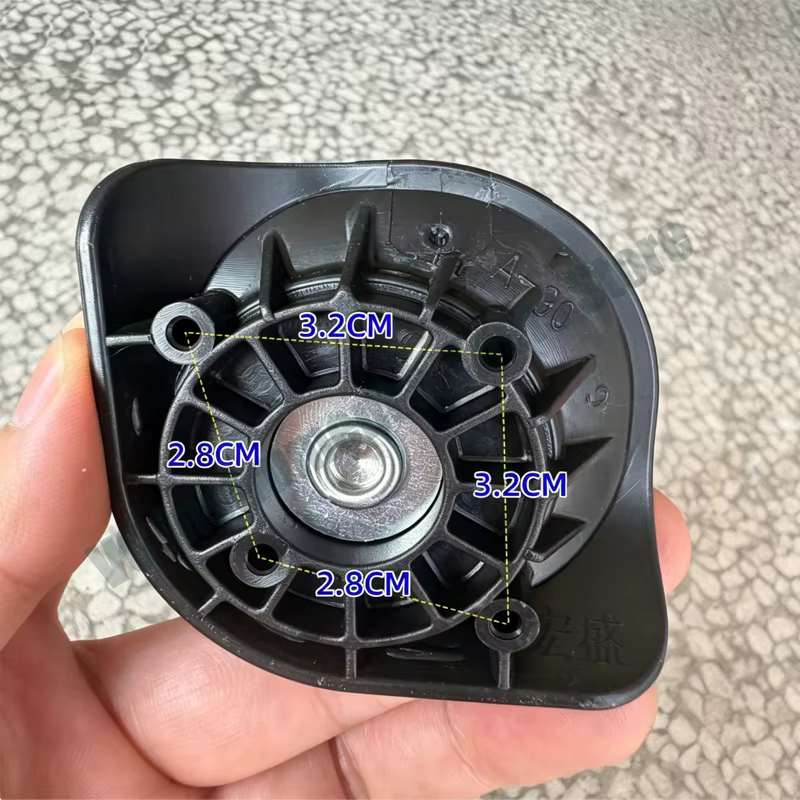 Roue universelle Hongsheng A90, roue pour valise Hongsheng A-90, roue de bagage, roue de boîte de vo