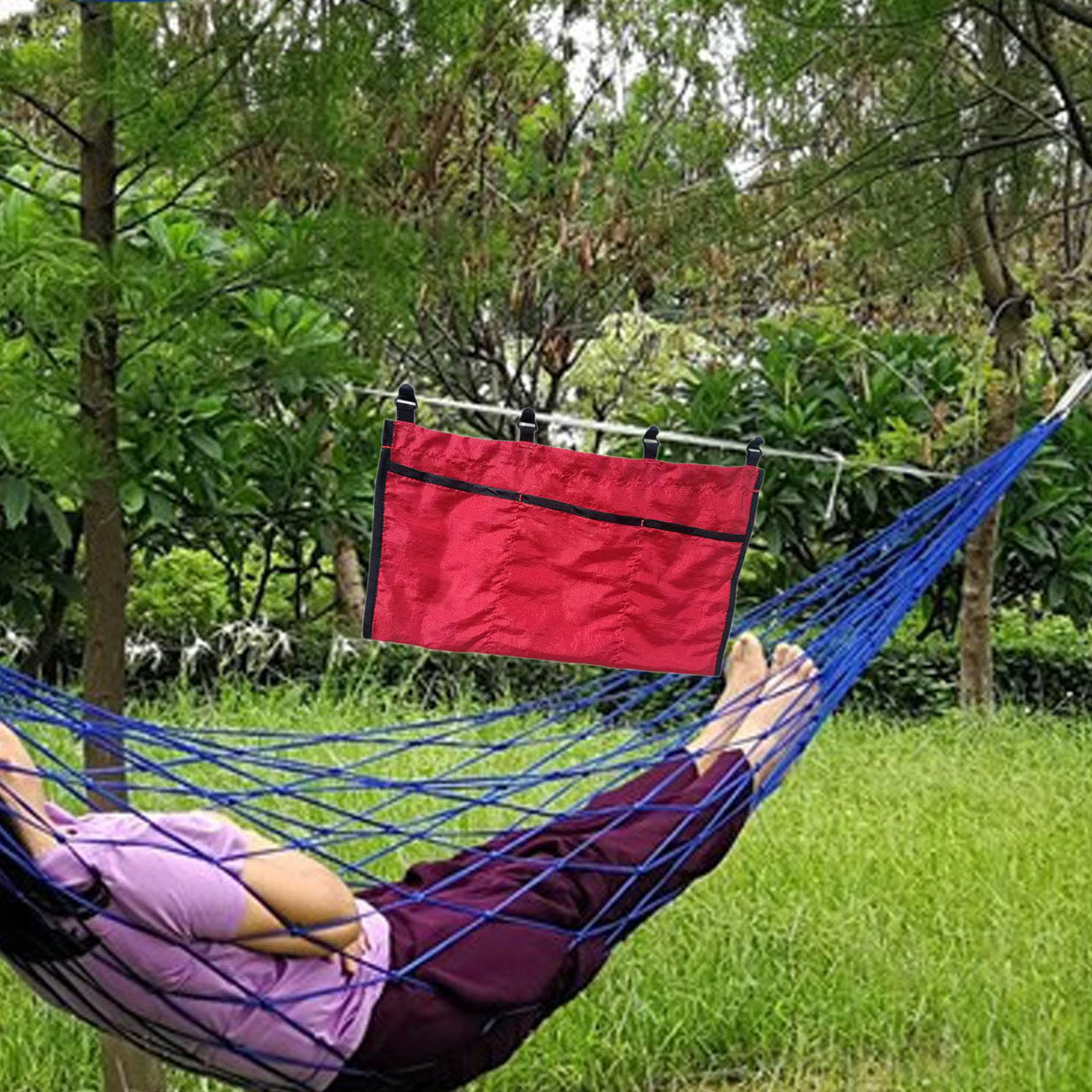 Sac de rangement pour hamac Compact et Stable avec fond incliné pour un rangement en toute sécurité 