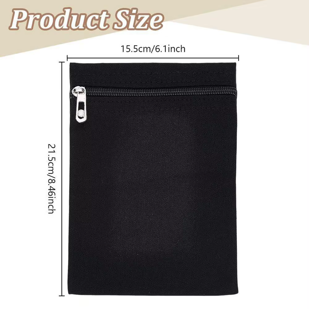 Pochette antivol à coudre avec fermeture éclair, poche latérale sécurisée pour veste, vêtements, man
