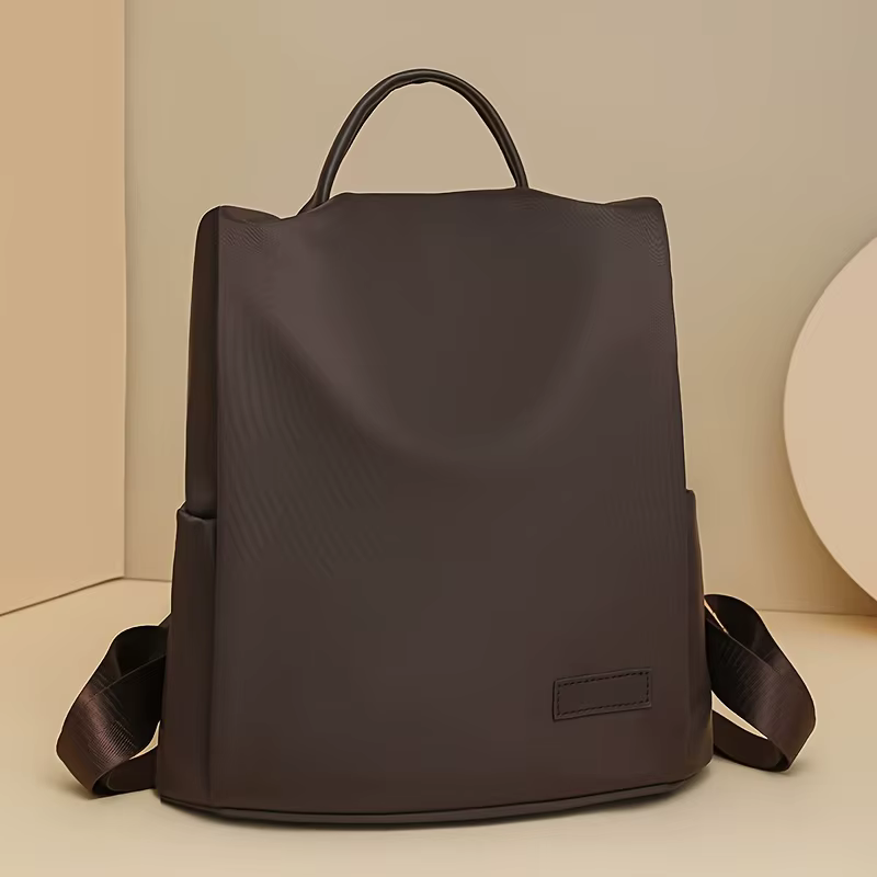 Sac à dos antivol pour femmes, nouveau sac à dos à bandoulière simple à la mode, fermeture à glissiè