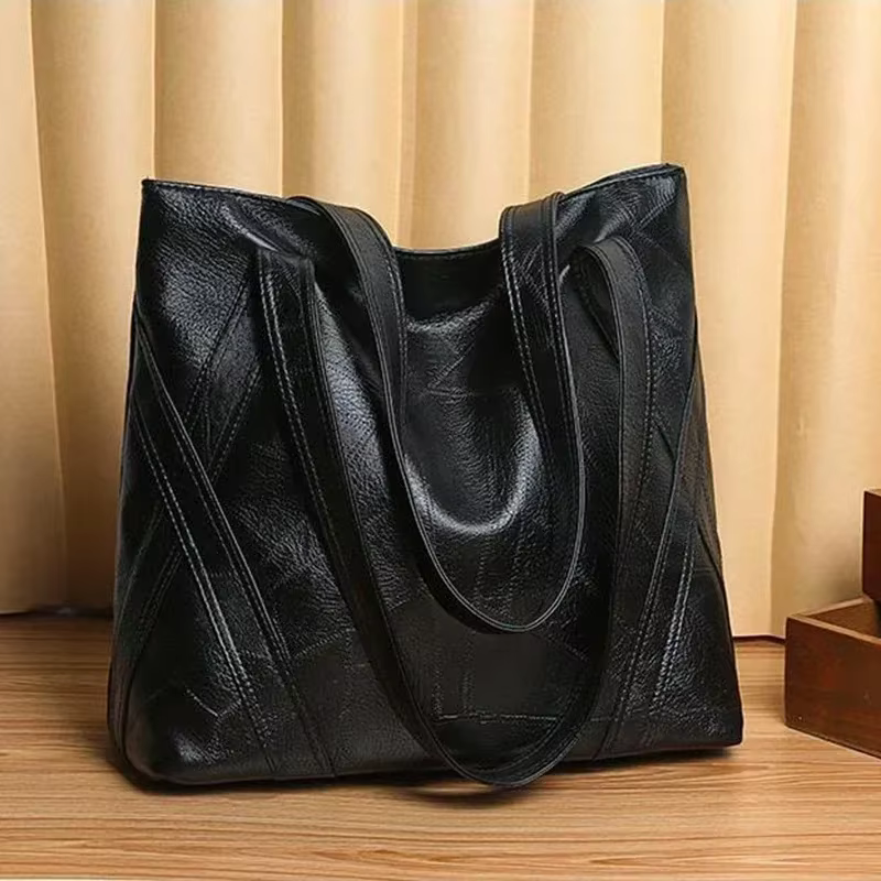 Sac à bandoulière en PU pour femmes, sac à bandoulière de bonne qualité avec fermeture éclair, face 