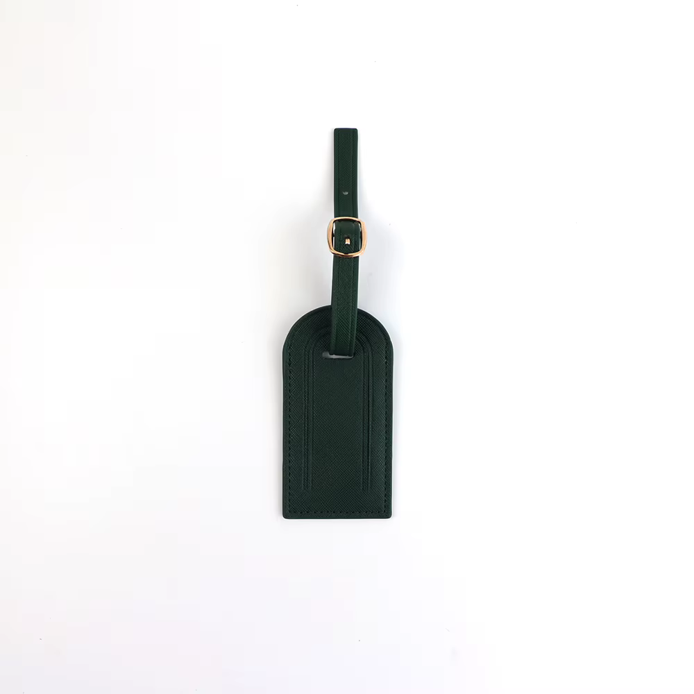 Étiquettes anti-perte de bagages en cuir pu avec nom personnalisé, étiquettes de bagages pour voyage