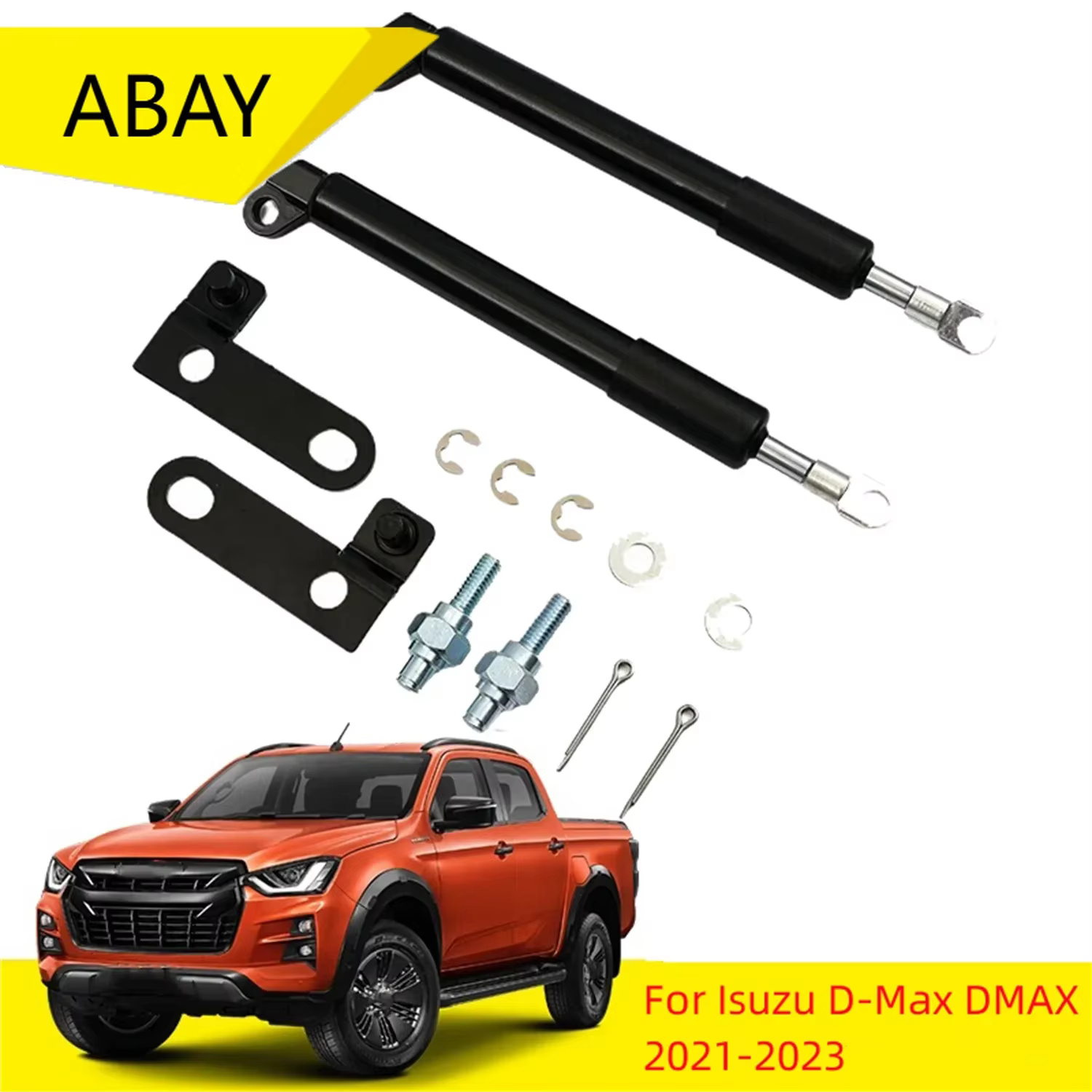 Pour Isuzu d-max DMAX 2021-2023 entretoises de capot arrière en acier Supports de levage amortisseur