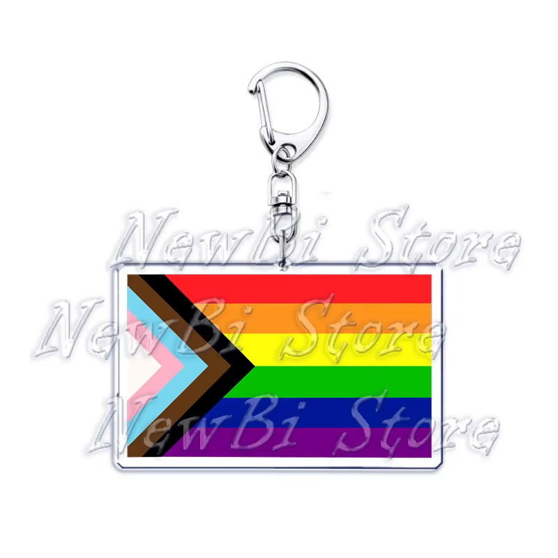 Porte-clés Lesbian Pride Lgbt Feel Love Wins, porte-clés arc-en-ciel, porte-clés pendentif LgCustom 