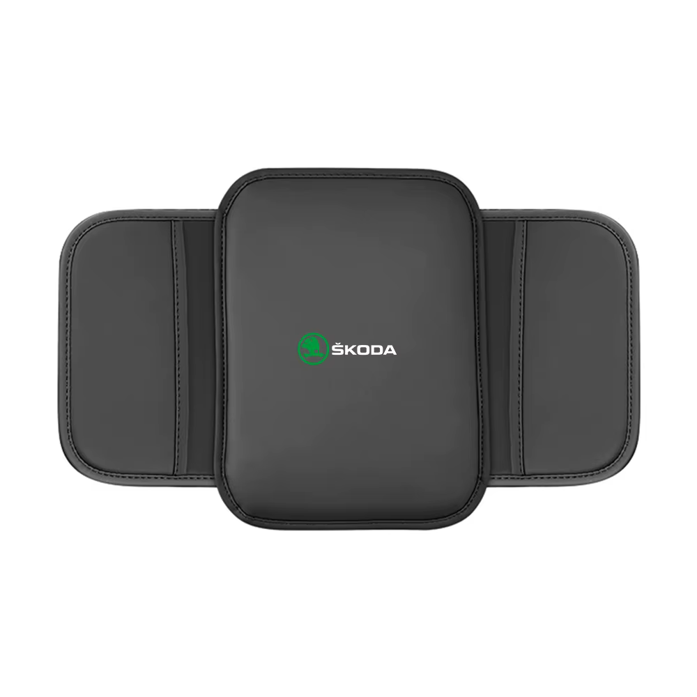 Coussin d'accoudoir pour console centrale de voiture, sac de rangement, accessoires pour Skoda Rapid