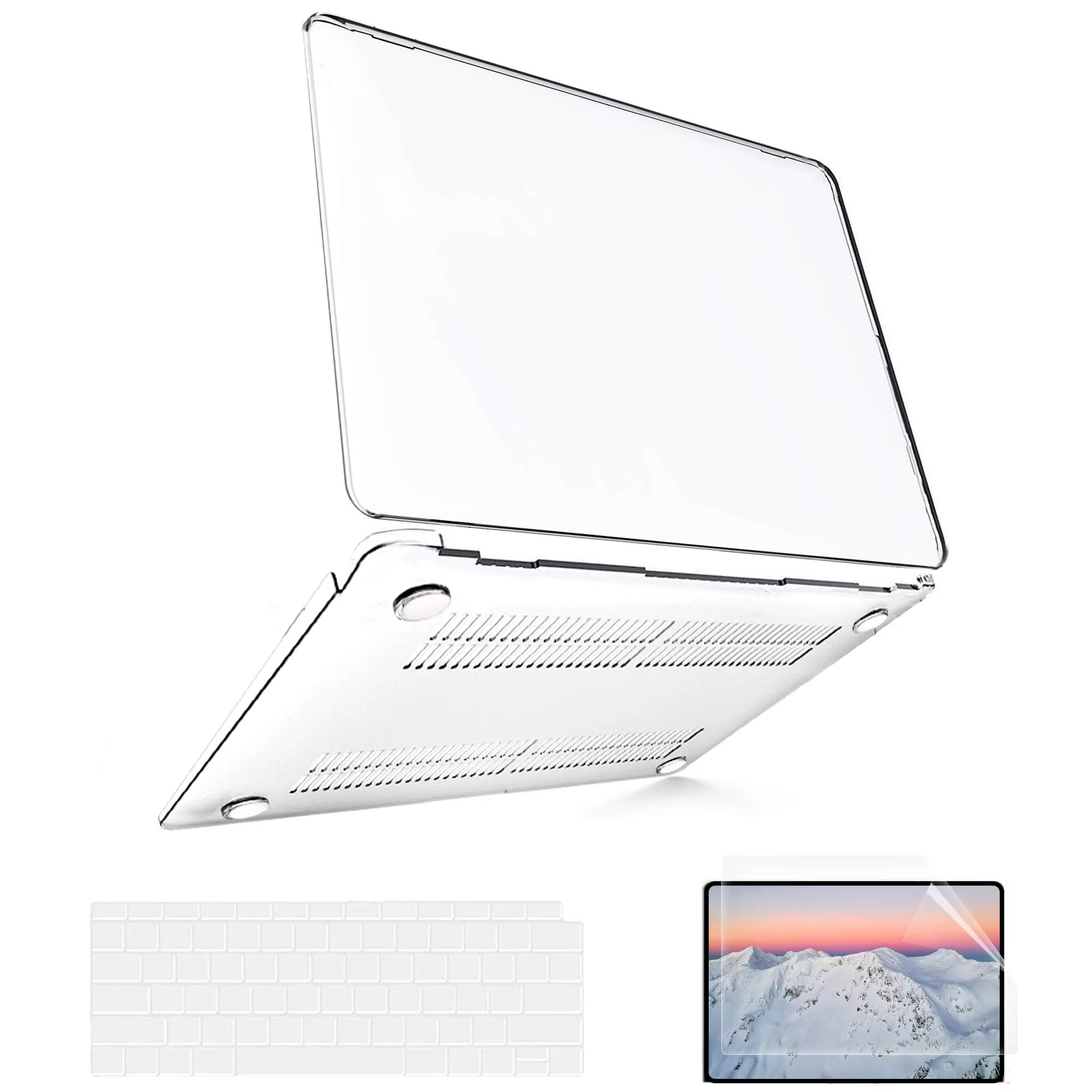 Pour macbook air 13 étui pour accessoires d'ordinateur portable macbook air m1 M2 2023 Air 15 Funda 