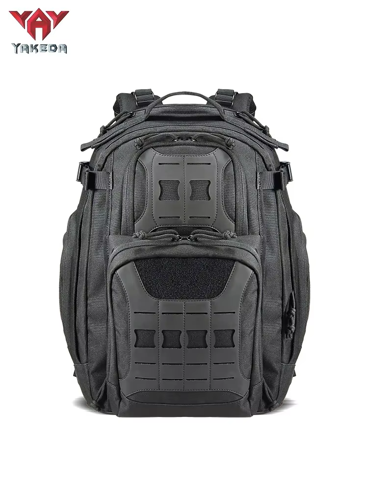 YAKEDA-Sac à dos Molle Dulbackpack d'assaut étanche pour homme, sac à dos de voyage en plein air, ca