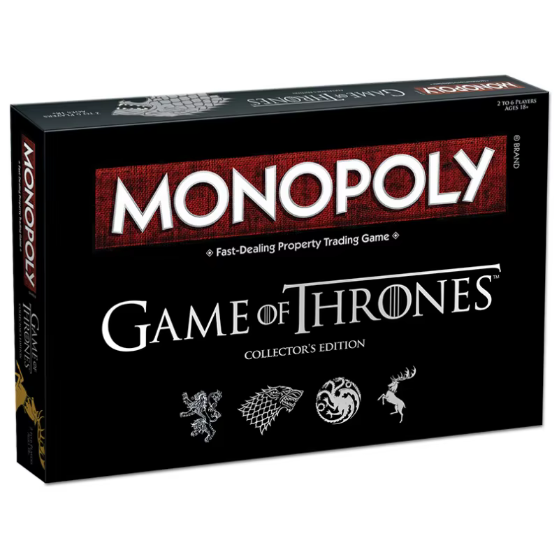 Jeu de société Monopoly édition collector Game of Thrones |   Thème du territoire de Westeros |   Le