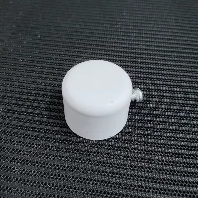 Tiges de rideaux en fer ajouré, 2 pièces, embouts, accessoires de remplacement, tête de tringle à ri