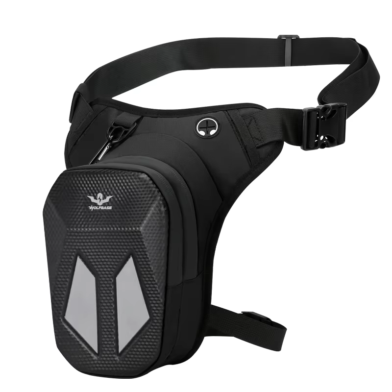 Sac de voyage tactique imperméable pour moto, sacoche de jambe et de taille pour homme, sacoche de h