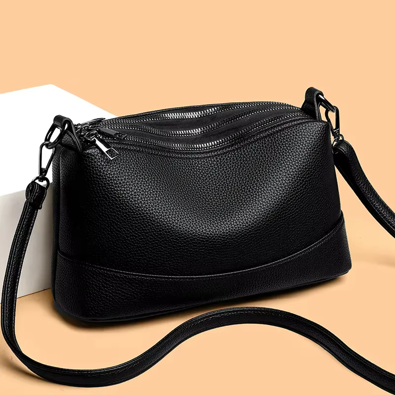 Sacs à main en cuir PU pour femmes, sacs de styliste souples pour dames, sac à bandoulière de luxe d