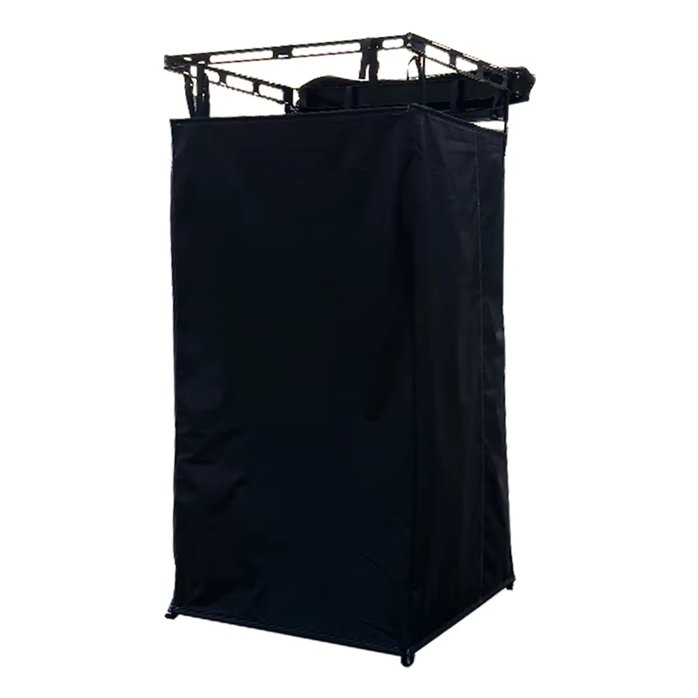 COMPAKS – tente de douche latérale pour toilettes portables en aluminium, vente directe d'usine, acc
