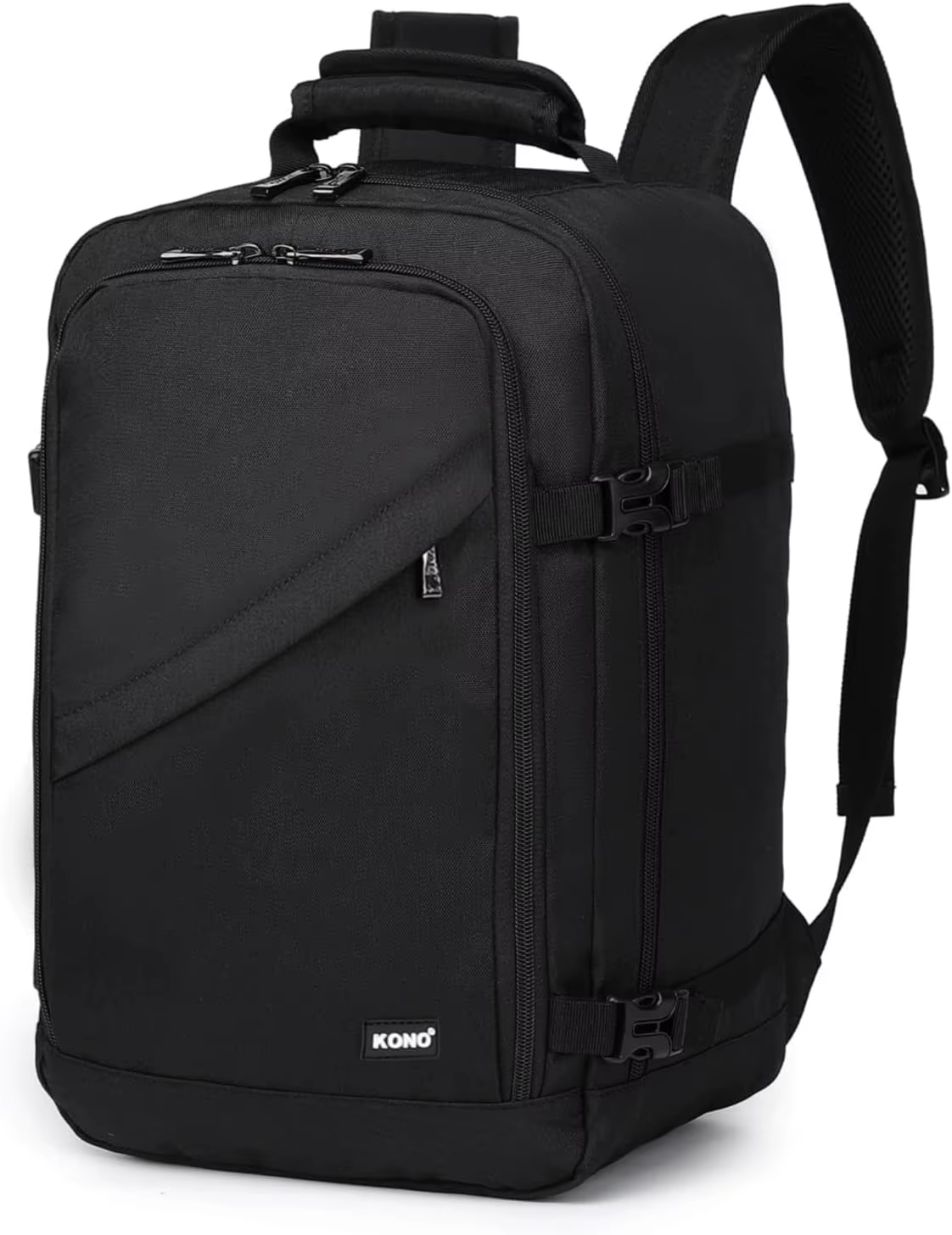 Sac de cabine KONO 40x20x25cm GRS, sac à dos de 20L pour bagage à main Ryanair sous le siège, en pol