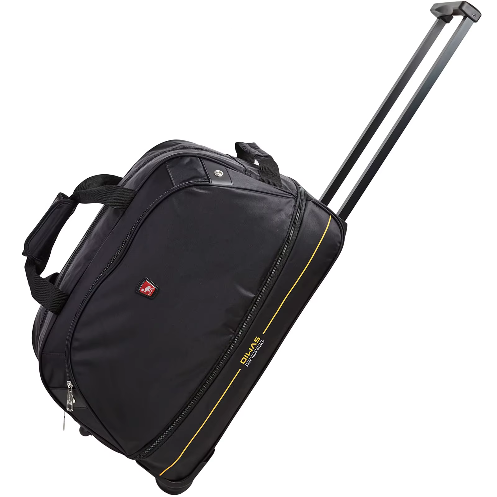 Sac de voyage à roulettes OIWAS pour hommes, 56L, imperméable, pliable, bagage à main avec roues, sa