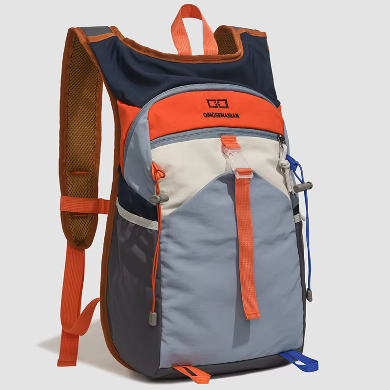 Nouveau sac à dos de voyage tendance aux couleurs contrastées, sac à dos de randonnée pour sports de