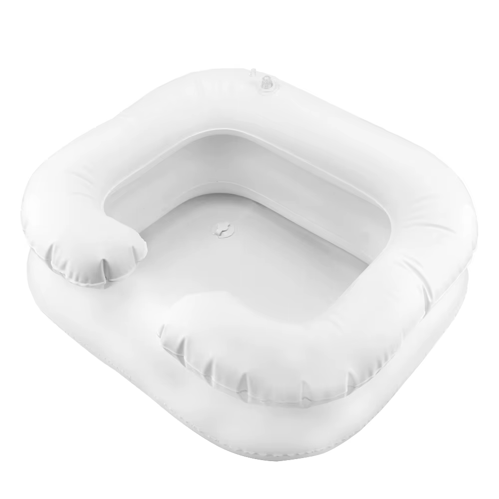Plateau de shampoing, lavabo de lavage des cheveux pour personnes handicapées, baignoire gonflable P