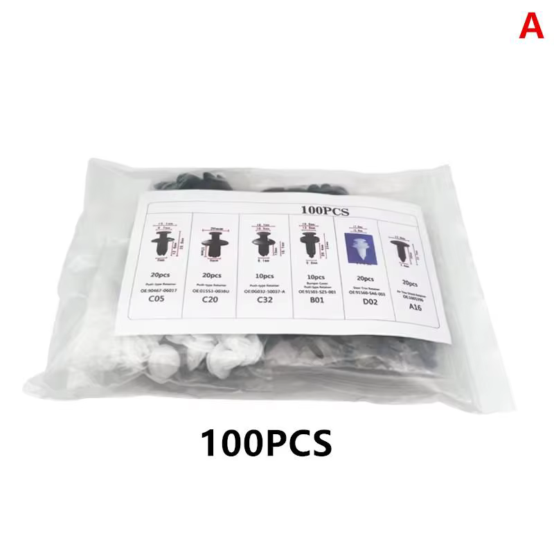 Clips de fixation pour pare-chocs de voiture, kit de retenue à broches pour panneaux de garniture in