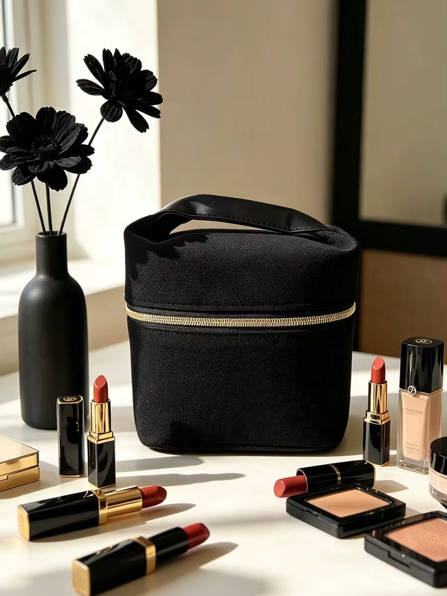 Sac de voyage multifonctionnel HELENA HELENA, pochette de maquillage avec fermeture éclair, coutures