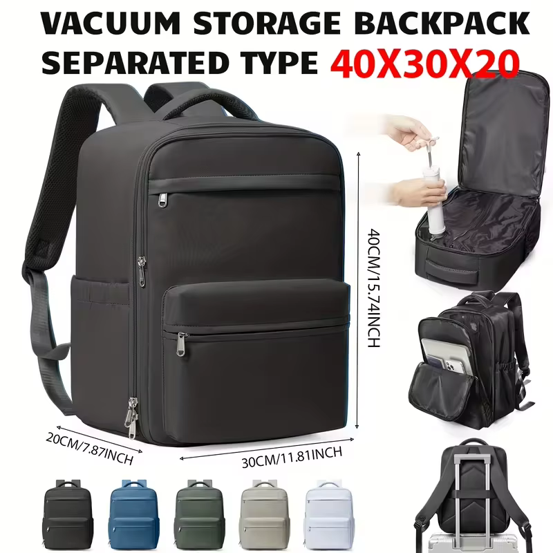 Sac à dos de compression sous vide Ryanair 40x30x20, sac de voyage, sac de cabine Wizzair approuvé p
