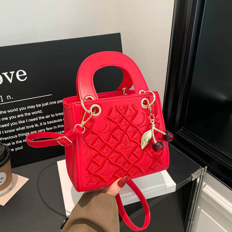 Sac carré compact à main au design urbain simple et tendance, sac décontracté élégant pour femme, no