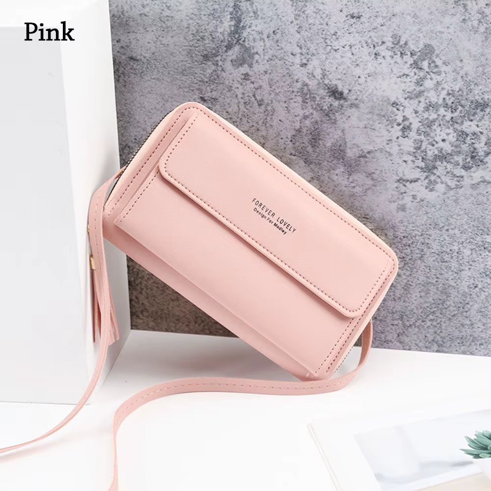 Petit sac à bandoulière multifonctionnel avec pompon, sac pour téléphone portable, sac à bandoulière