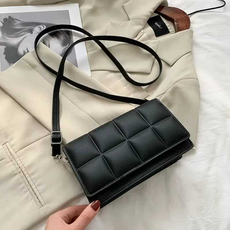 Sac à bandoulière pour femme de marque de mode, petit sac à main en cuir PU, sac à bandoulière tenda