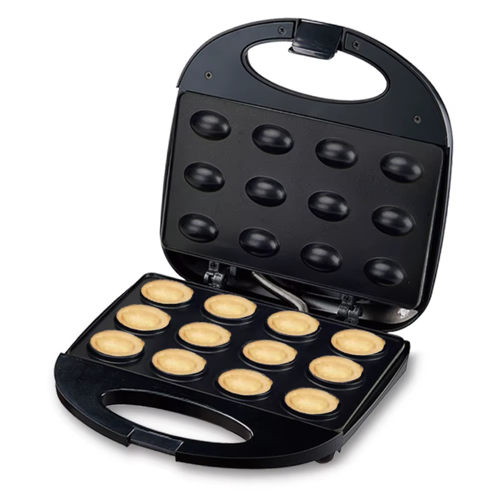 Gaufrier électrique pour gâteaux aux noix, avec noix, 12 trous, cuisson de Biscuits, fabrication pou