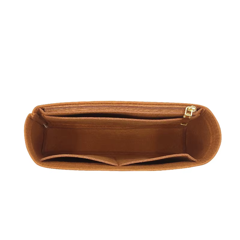 H Kelly-Sac à main en feutre pour maquillage pour femme, sac de rangement intérieur portable pour co
