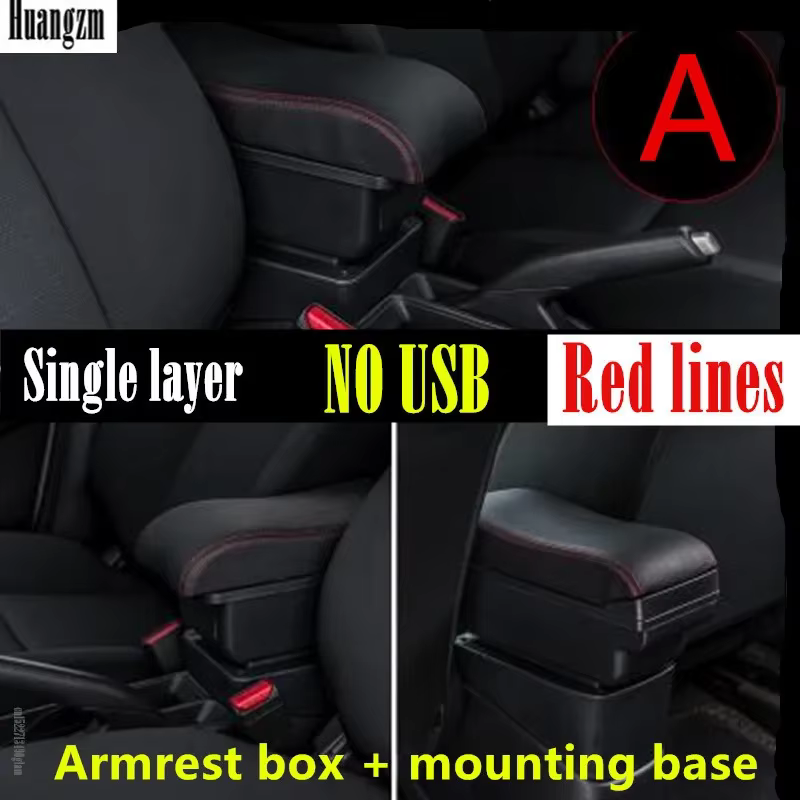 Accoudoir de voiture pour citroën C 3 C 4, boîte de rangement centrale pour citroën C3 C4, modificat