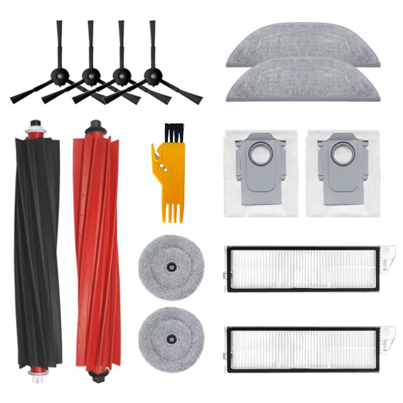 Kit d'accessoires AA81-15 PCS pour aspirateur robot Roborock S8 Maxv Ultra, pièces détachées, brosse