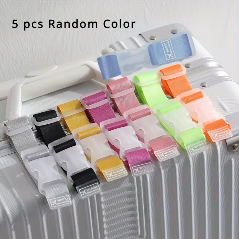 1/2 Sangles de bagage réglables en nylon, accessoires de voyage, sangles de fixation pour valise, cr