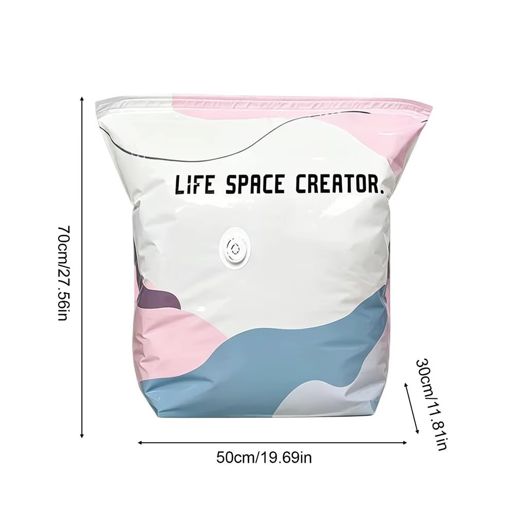 Sac de compression sous vide épaissi, sacs sous vide portables pour couettes, sacs de rangement, sac