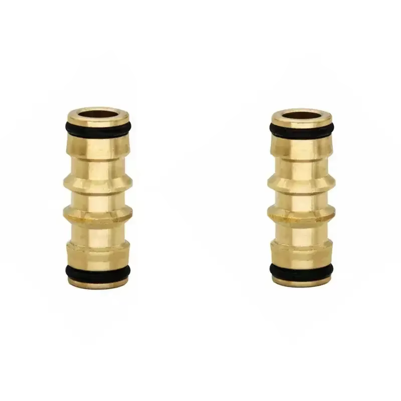 Connecteur de tuyau bidirectionnel en laiton, accessoire de réparation de joint, adaptateur rapide a