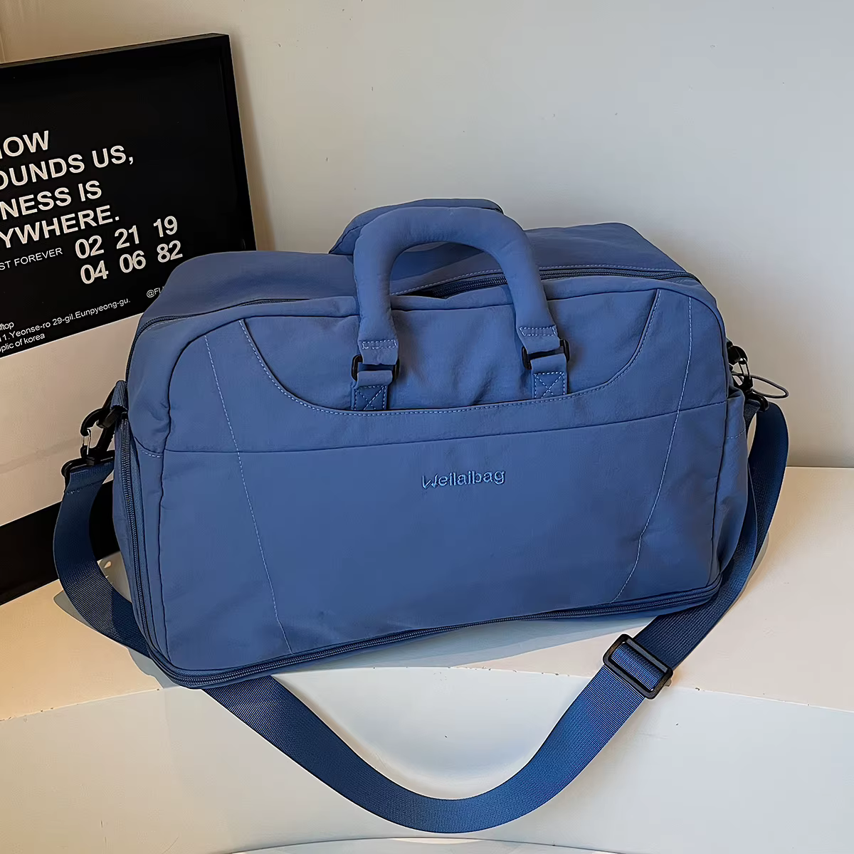 Sac de voyage portable extensible pour hommes et femmes, sac à bagages léger de grande capacité pour
