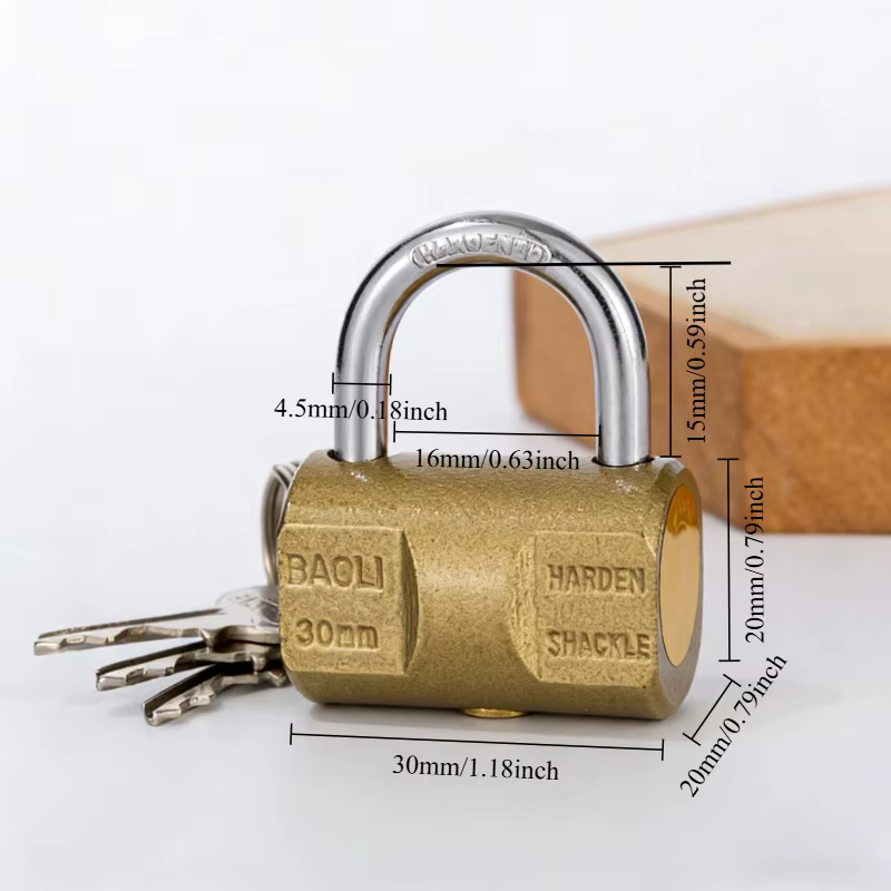 Cadenas petites serrures pour casier à bagages, matériel d'amélioration de l'habitat 30mm 40mm, comp