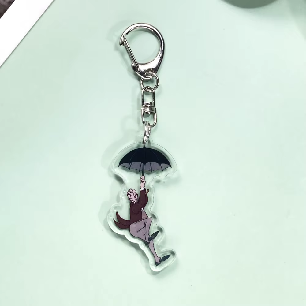 Porte-clés Disney Les Aristocats Marie Cat, accessoires, breloques en acrylique, pendentif pour sac 