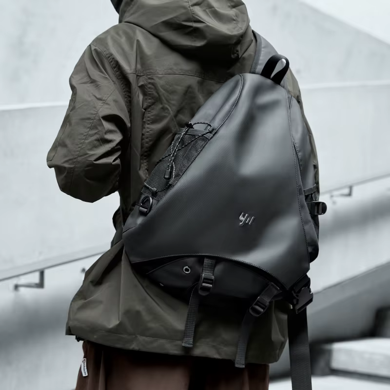 Sac bandoulière MOYYI grand format pour homme, sac à bandoulière imperméable avec boucle réglable, s